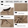 Mens Long Sleeve Polo Shirts Casual Moisture Wicking Golf Polo