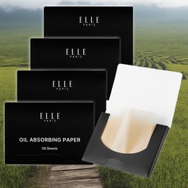 ELLE dog oil PARIS linen oil-blotting paper, 20 pieces, 50 pieces / ELLE 개기름 PARIS 린넨 기름종이 20개 50개입
