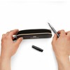 Antony Olivier Real Leather Pencil Case | Black Pen Pouch