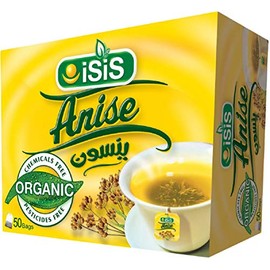 100% Organic Isis Natural Herbal Egyptian Anise Tea (50 Bags)