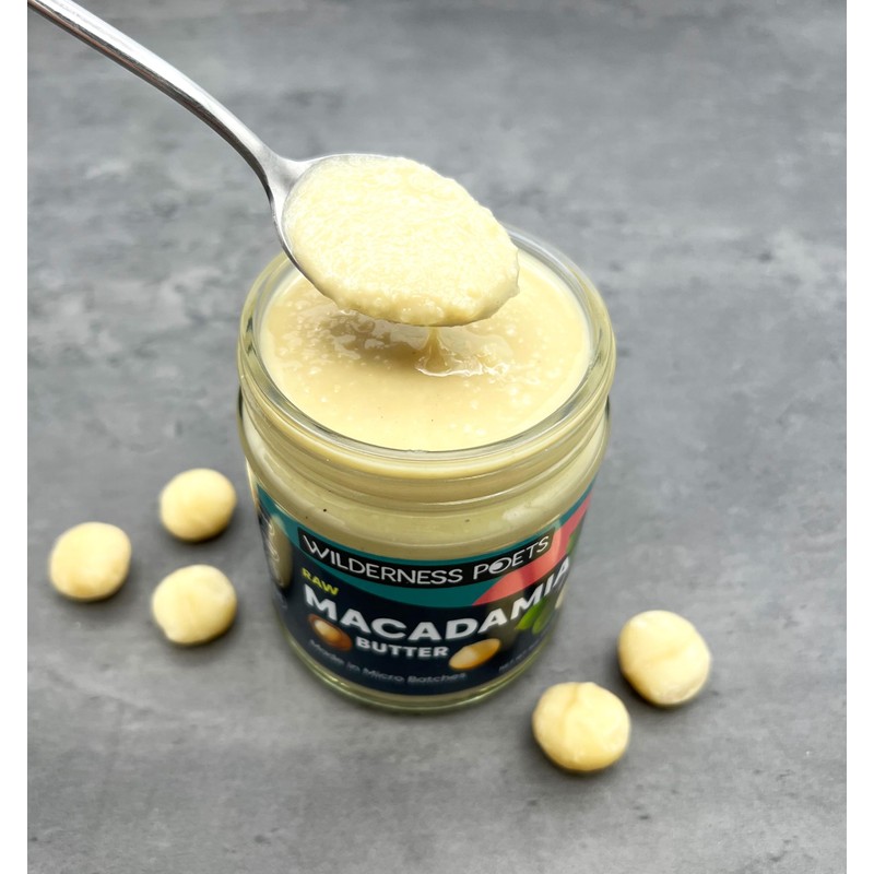 Wilderness Poets, Raw Macadamia Nut Butter - Vegan, No Salt