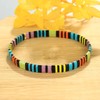 KELITCH New Tila Bead Stretch Bracelets Friendship Bracelets Stackable Beach