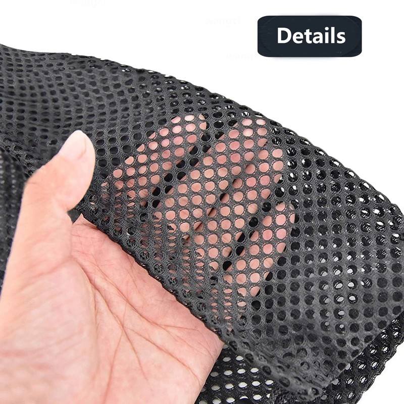 WANGCL 4 Piece Mesh Drawstring Bag, Adjustable Stripe Backpack, Sports