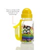 Zip & Zoe Kids Rainbow Drinking Water Bottle With Straw