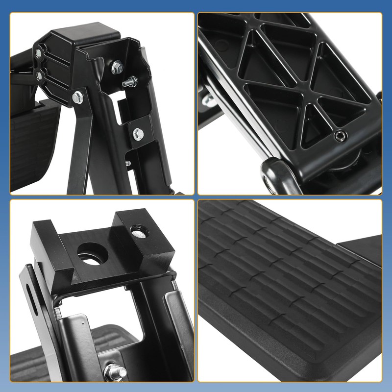 Retractable Truck Side Bed Step Compatible with 2017-2022 Ford F250