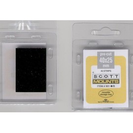 Scott or Prinz 40x25 Black Stamp Mounts SCOTT # 901B