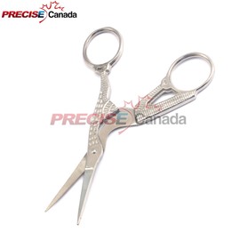 PRECISE CANADA: Professional Stork Scissors Used for Trimming Brows and Facial Hair