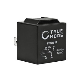 ONLINE LED STORE True Mods 12V 40/30 Amp 5-Pin SPDT Bosch Style Electrical Relay