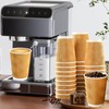 Bemoseng Pack of 25 Coffee Cups Made of Kraft Paper,