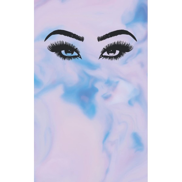 Beautiful Lashes Darling Notebook: 120 page lined notebook for lovers