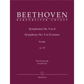Symphony No.9 in D minor Op.125. Finale (Vocal Score) (German Edition)