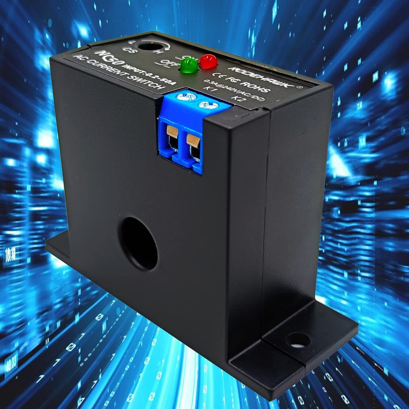 Current Sensing Relay AC Current Sensing Switch 0-50A Normally Closed