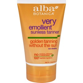 Alba Botanica Very Emollient Sunless Golden Tanning Natural Formula 4 oz