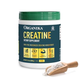 Organika Creatina Monohidratada Micronizada Alta Pureza Sin Sabor 500 g