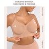 FeelinGirl Bralettes for Women No Underwire Supportive Full Coverage Basic