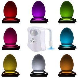 The Original Toilet Bowl Night Light. Motion Sensor Home Gadgets for Men Women Dad Gifts for Men Fathers Day Christmas. Funny Novelty Bathroom Accessory. Birthday Presents. Fun Cool Gadgets Mens Gift