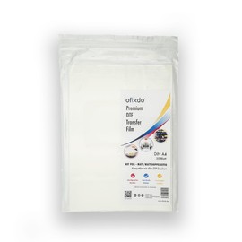 OFIXDO Premium DTF Transfer Film - A4 - 20 Sheets - Double Sided Matt/Matt - Hot Peel - for DTF Printers