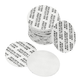 PATIKIL 30mm/1.18" Foam Lid Liner, 50 Pack PS Foam Resistant Tamper Pressure Sensitive Seal for Bottle Cap Liners Seals