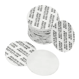 PATIKIL 30mm/1.18" Foam Lid Liner, 50 Pack PS Foam Resistant Tamper Pressure Sensitive Seal for Bottle Cap Liners Seals