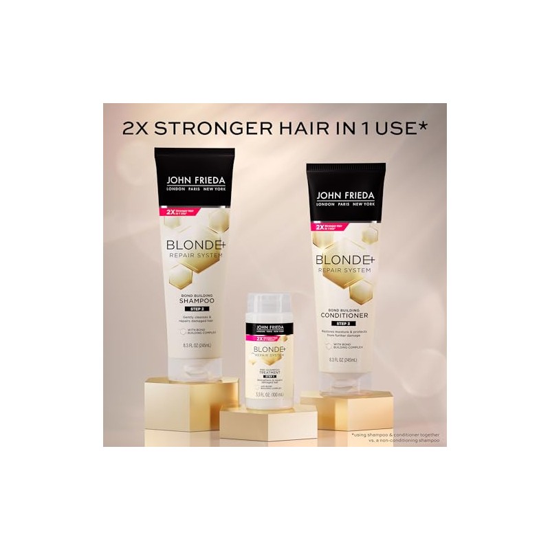 John Frieda, Blonde+ Hair Repair Pre Shampoo, 100mL