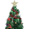 Christmas Tri-Shaped Beads Plastic Tri Beads with 50 Pieces White