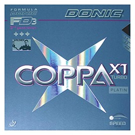 DONIC MAX AL051 Table Tennis Copa X1 Turbo Soft Rubber Back Black