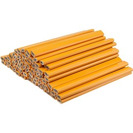 GRAPHITE Hard Lead Carpenter Pencil #2 Lumber Pencil (72) PCS - Industrial Pencil Wood Flooring Marker for Wood Working Tools Marking & Concrete Marking - Yellow