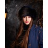 Futrzane Classic Hat with Fur Trim - Fur Hat Women's