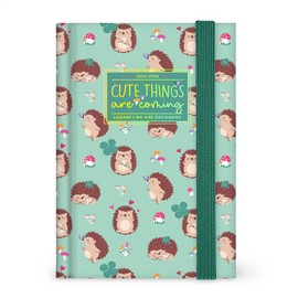 Legami - Photo Daily Planner 2025-2026, Hedgehog, 16 Months Small, Diary September 2025 to December 2026, Elastic Closure, FSC Certified Paper, 9.5 x 13.5 cm