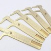EKLOEN Mini Brass Sliding 80mm Double Scale Caliper for Measuring