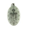 Our Lady of Grace 1 3/4 Inch Silver Tone Miraculous