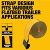 DEWALT DXBC90089 Black/Yellow 4" x 30' Winch Straps - 5,500