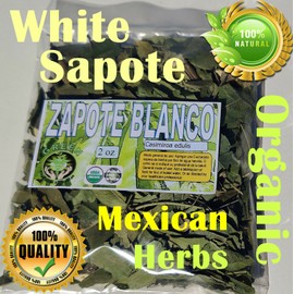 Green Remedios Zapote Blanco 2 oz White Zapote  Hierba Yerba Tea/te Blood Pressure Hipertension
