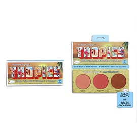 theBalm- Trío de polvos Voyage Tropics con 2 rubores y 1 bronceador