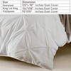 Comforter Cover King Size Pinch Pleated 800 Thread Count 100%