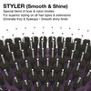 Olivia Garden Recycled Plastic Styler (Smooth & Shine) - Black