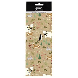 Forest Friends Christmas Tissue Paper - Gift Wrap Pack of 4