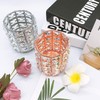 Tiardey Crystal Makeup Brush Holder Organizer Eyebrow Comb Brushes Pen