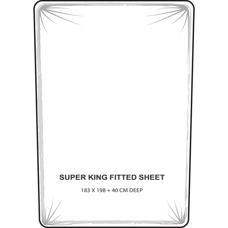 Extra Deep Bedding 100% Extra deep Fitted Sheets 16" 40CM