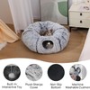 RYpetmia Plush Cat Tunnel Bed for Indoor Cats with Soft