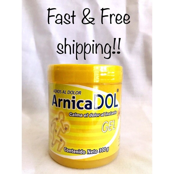 ARNICA DOL GEL 9 Oz  RELIEF BRUISES MUSCLE ACHES CREAM NATURAL REMEDIES