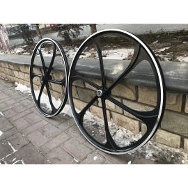 ntnmotorcycle Alum 29" Bike Mag Wheel 100mmx135mm & Flywheel, 44T Sprocket - Motorized Bicycle