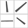 Silscvtt 4 PCS Powder Coated Black E Track Tie Down