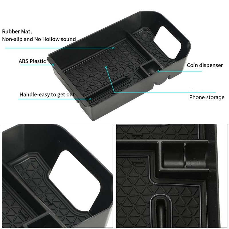D-Lumina RAV-4 Center Console Organizer - Compatible with Toyota RAV4