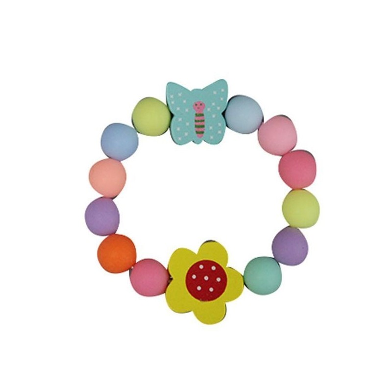 Making Flower and Butterfly Spring Bracelets (for 5) Toddler Craft