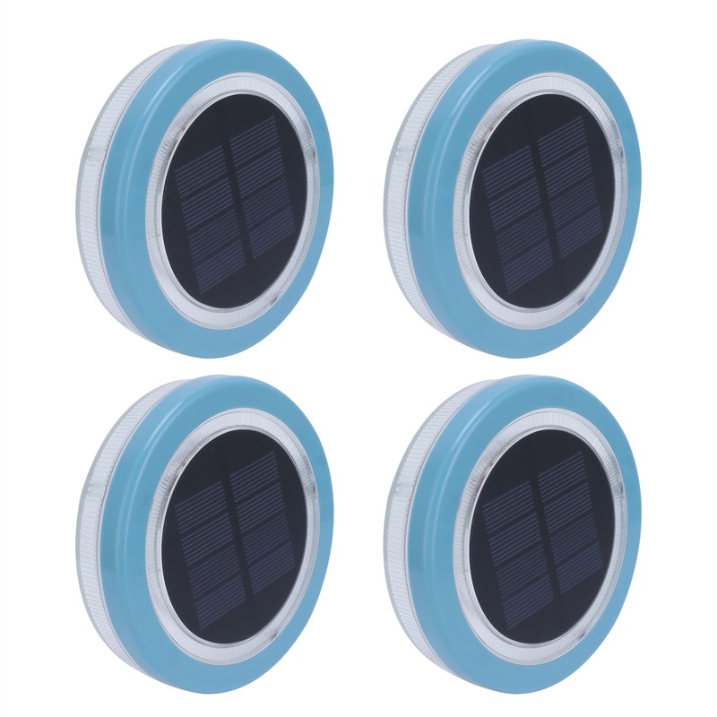 4Pcs Solar Floating Lights Waterproof LED Swimming Pool Lamp Solar