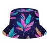 Shutiall Unisex Bucket Hat Printed Sun Hats Fashion Fishing Hat
