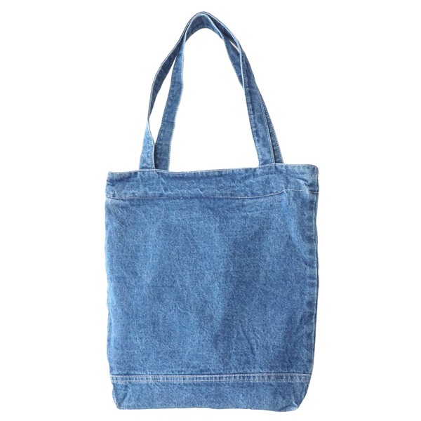 YunZh Canvas Bag Denim Tote Shoulder Handbag Shopping Travel Pockets