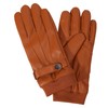 NOVBJECT Men's Leather Gloves Winter Full Hand Touchscreen Leather Driving