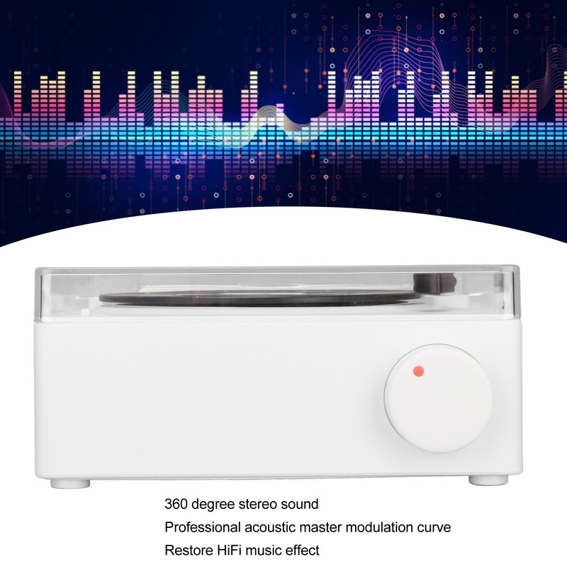 X11 Bluetooth Alarm Clock Speaker 360 Degree Stereo Sound Retro